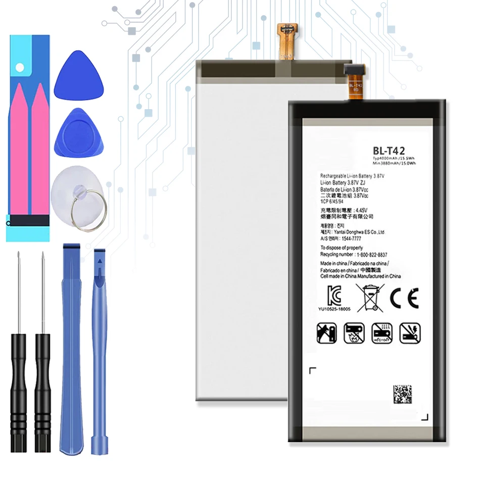 BL-T42 запасная батарея для LG V50 ThinQ 5G V50ThinQ BL T42 LM-V500 V500N V500EM v500xm бесплатный инструмент
BL-T42 запасная батарея для LG V50 ThinQ 5G V50ThinQ BL T42 LM-V500 V500N V500EM v500xm бесплатный инструмент