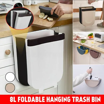 Folding Waste Bin Kitchen Cabinet Door Wall Mounted Trash Bin Trash Can for Bathroom Toilet Hanging Waste Storage Cleaning Tool
Folding Waste Bin Kitchen Cabinet Door Wall Mounted Trash Bin Trash Can for Bathroom Toilet Hanging Waste Storage Cleaning Tool