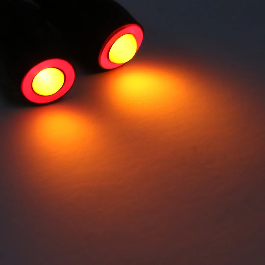 2 LEDs 10mm/13mm Red White Blue Yellow Green Angel Eyes LED Headlight Light For 1/10 RC Cars Truck