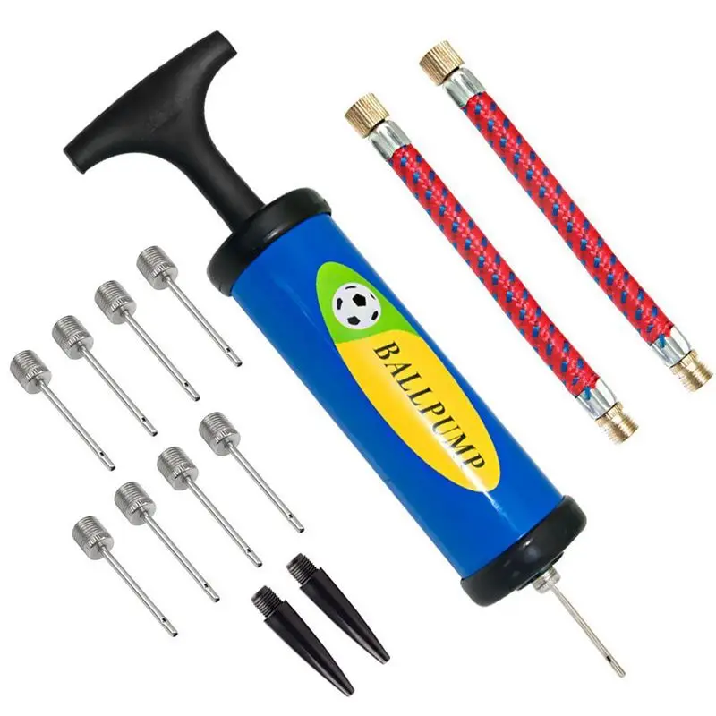 Inflator Ball Pump Needles Valve Adapter Set for Basketball Football Balloons Volleyball and Rugby
Inflator Ball Pump Needles Valve Adapter Set for Basketball Football Balloons Volleyball and Rugby