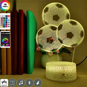 7 Colors Led Night Light Football Balloon Shape for Children Gifts Toys Brithday Bedroom Decoration 3d Night Light App Control
7 Colors Led Night Light Football Balloon Shape for Children Gifts Toys Brithday Bedroom Decoration 3d Night Light App Control