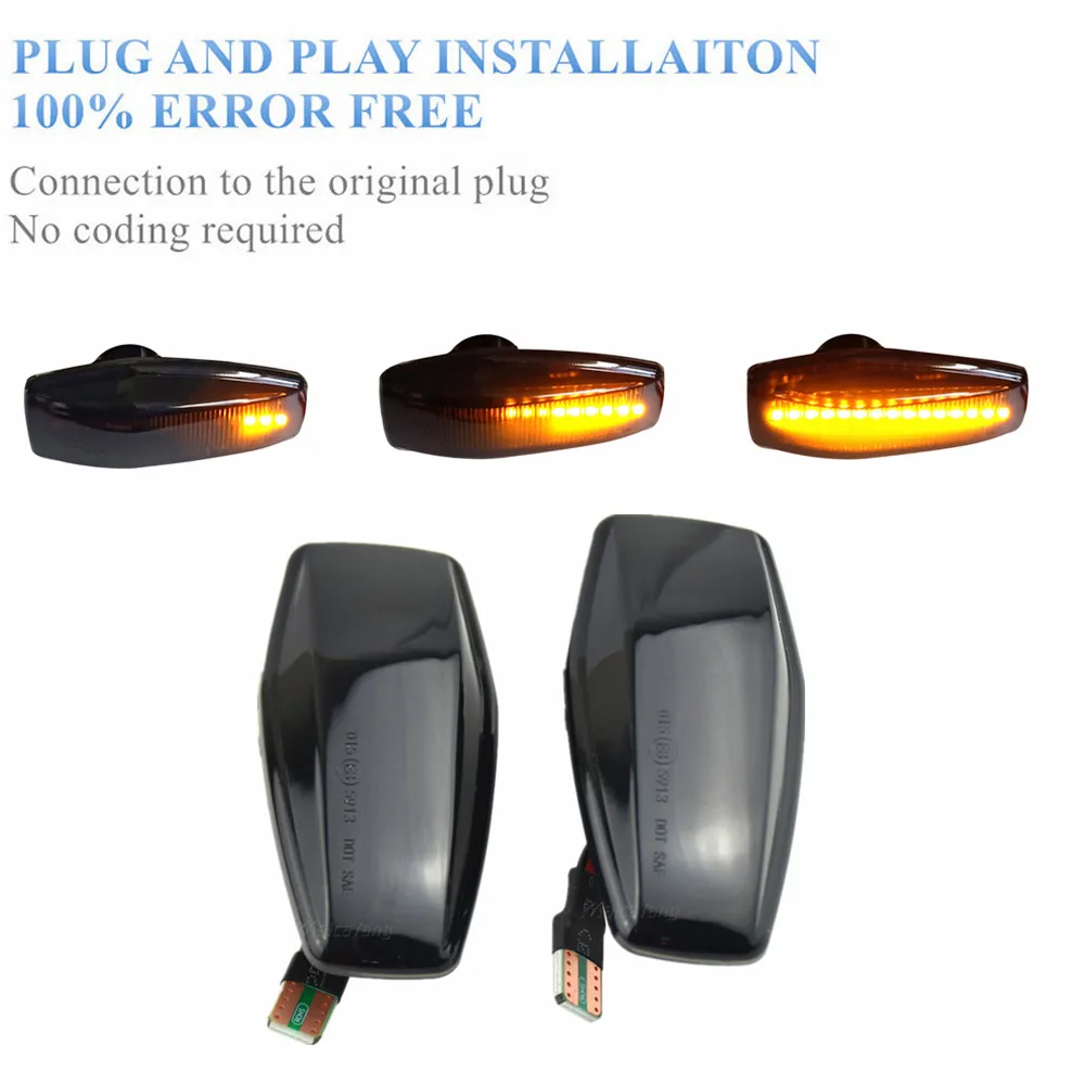 Car Dynamic Blinker Side Marker Sequential Turn Signal Light For Hyundai Elantra XD i10 Getz Sonata XG Tucson Terracan Coupe
Car Dynamic Blinker Side Marker Sequential Turn Signal Light For Hyundai Elantra XD i10 Getz Sonata XG Tucson Terracan Coupe