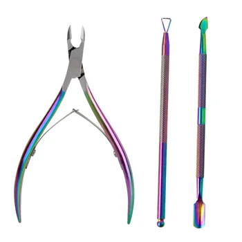 1 Set 3pcs Multi-functional Dead-skin Shear Nippers Cuticle Pusher Cleaner Trimmer Sharp Cuticle Remover Tool Cuticle Nippers St
1 Set 3pcs Multi-functional Dead-skin Shear Nippers Cuticle Pusher Cleaner Trimmer Sharp Cuticle Remover Tool Cuticle Nippers St