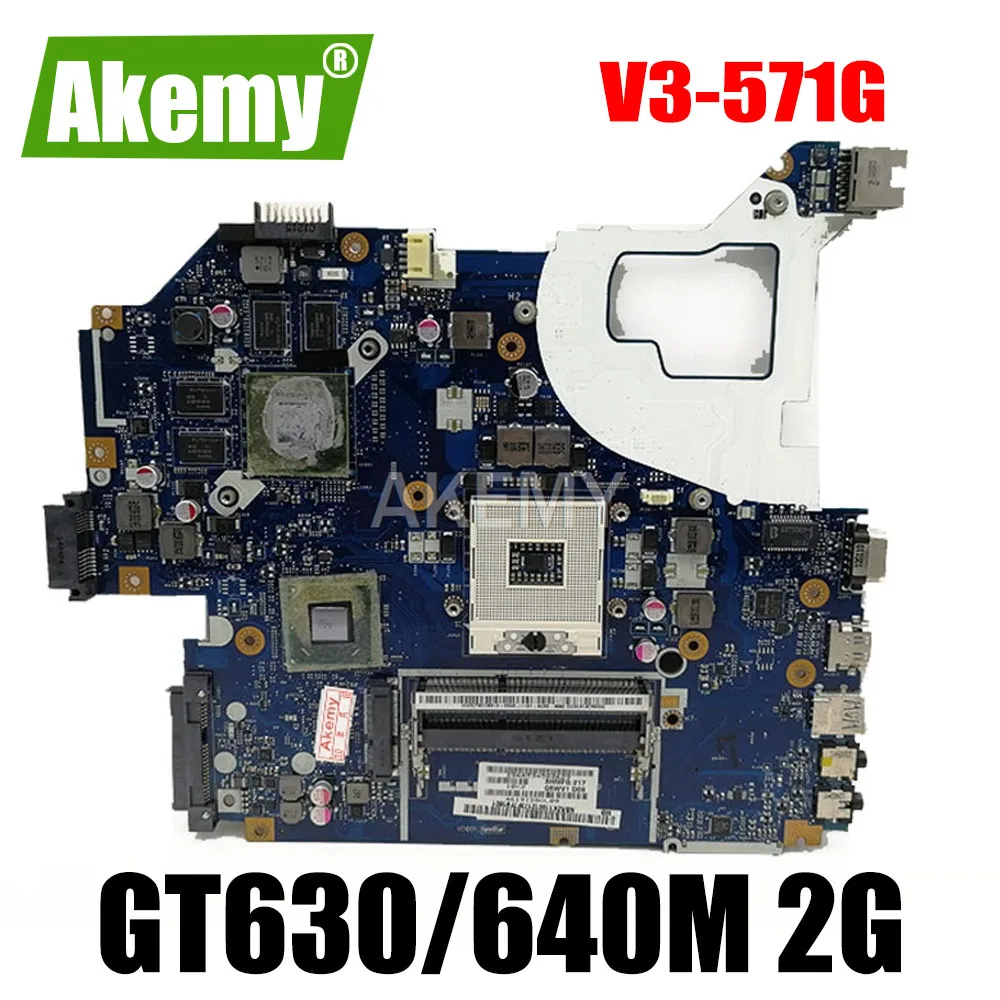 Фото Q5WVH LA-7912P для For Acer Q5WV1 E1-571 / G V3-571 материнская плата ноутбука NBY1X11001 NBRZP11001 GPU GT630/640M 2G