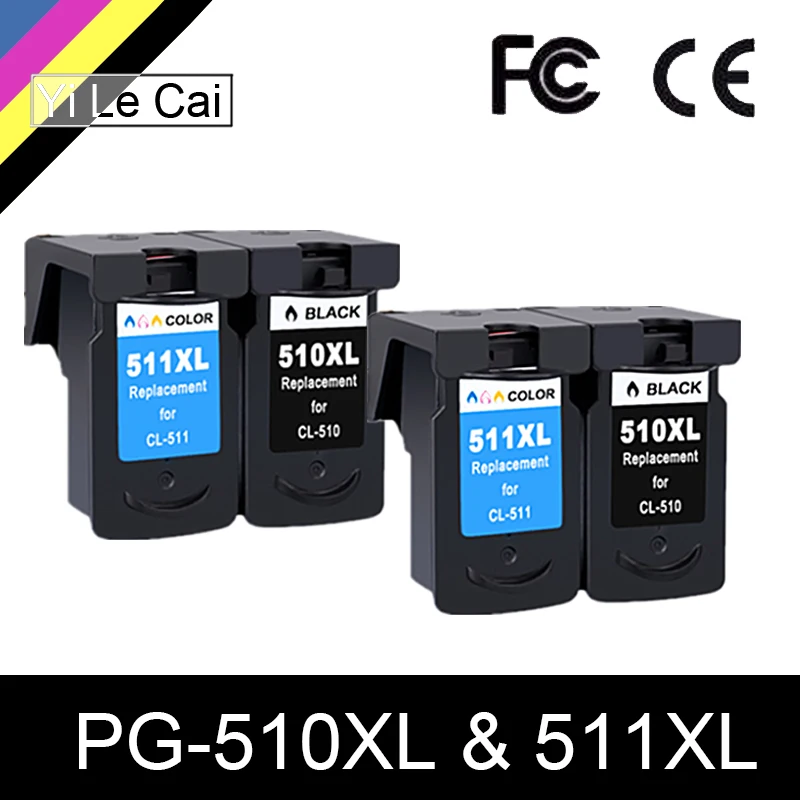 4PK PG510 CL511 Ink Cartridge Replacement for Canon PG 510 pg-510XL CL-511XL for MP240 MP250 MP260 MP280 MP480 MP490 IP2700MP499
4PK PG510 CL511 Ink Cartridge Replacement for Canon PG 510 pg-510XL CL-511XL for MP240 MP250 MP260 MP280 MP480 MP490 IP2700MP499