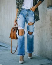 2022 New Womens Sexy High Waist Ripped Hollow Out Jeans Ladies Casual Loose Denim Pants Vintage Female Torn Trousers Streetwear 
2022 New Womens Sexy High Waist Ripped Hollow Out Jeans Ladies Casual Loose Denim Pants Vintage Female Torn Trousers Streetwear