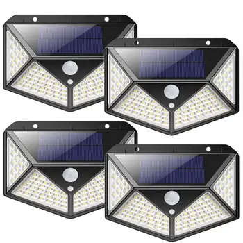 100 LEDs Solar Motion Sensor Light Outdoor Waterproof Security Wall Night Light with 3 Modes 270° Wide Angle for Garden 1/2/4Pcs
100 LEDs Solar Motion Sensor Light Outdoor Waterproof Security Wall Night Light with 3 Modes 270° Wide Angle for Garden 1/2/4Pcs