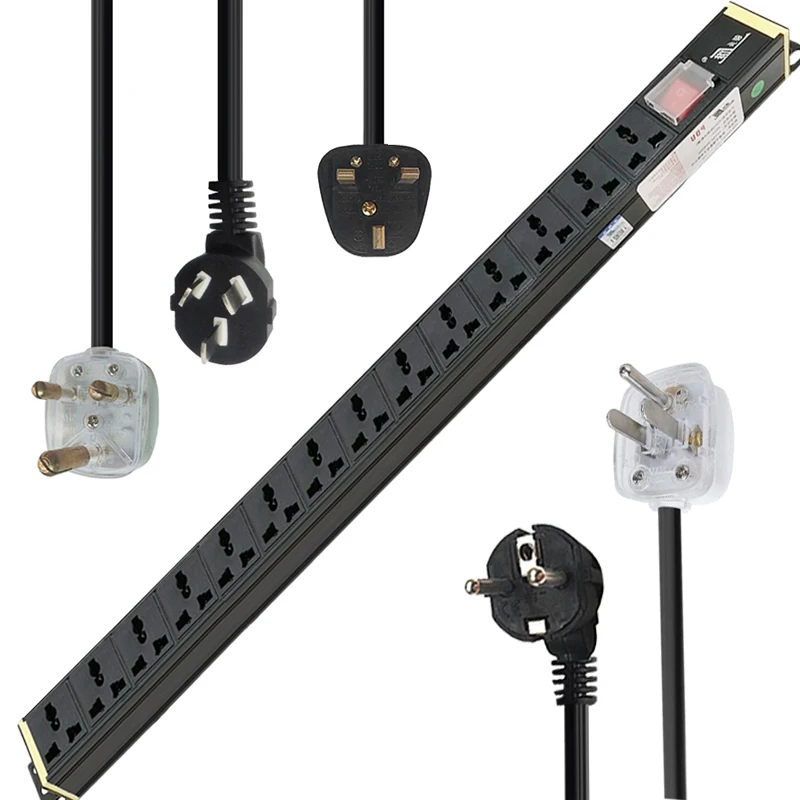PDU Universal 14 hole SOCKET Outlets Switch Network Cabinet Rack Outlet Switch Power Suppl Distribution
PDU Universal 14 hole SOCKET Outlets Switch Network Cabinet Rack Outlet Switch Power Suppl Distribution