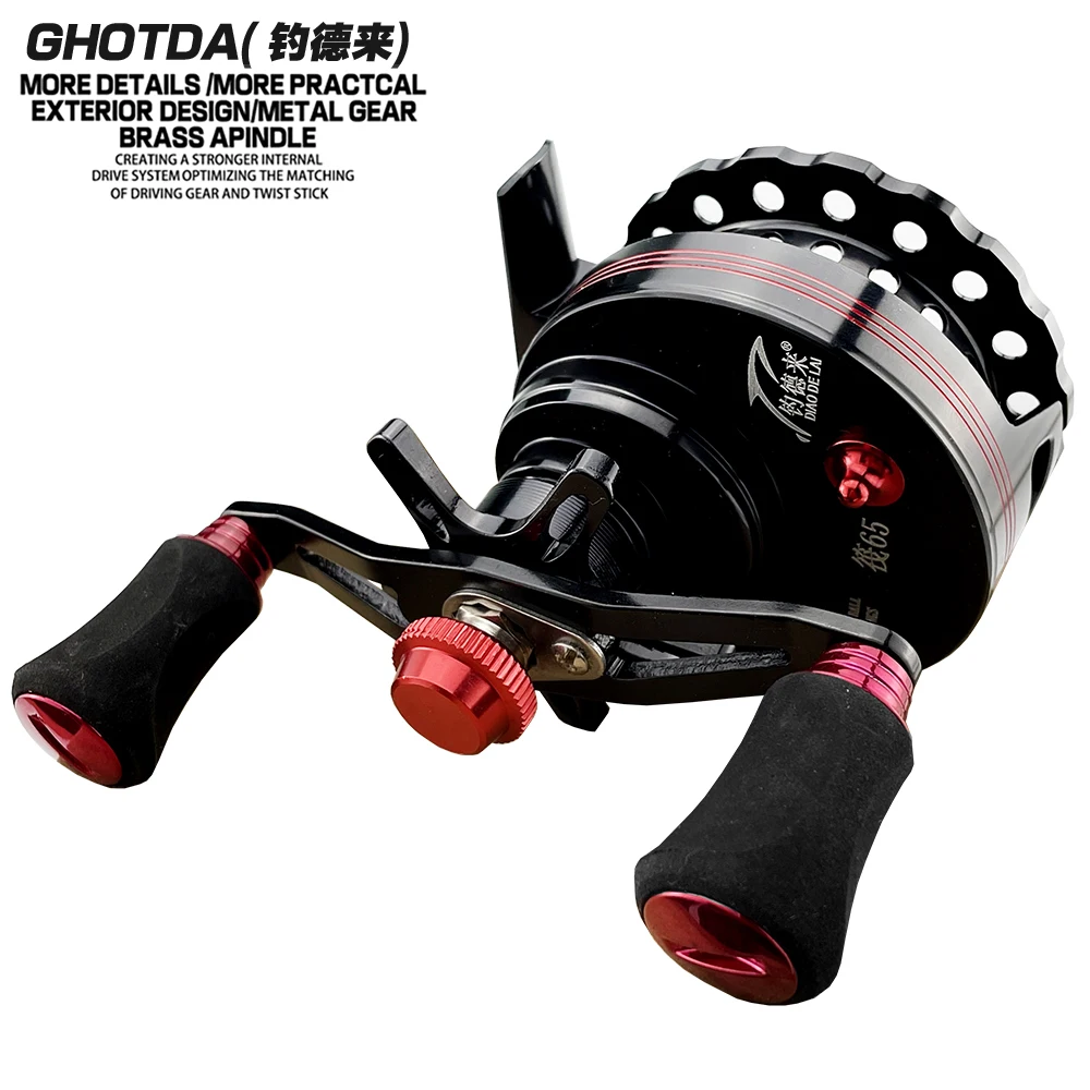 Surface Adopts Anodic Antioxidation Non-fading Paint All-metal Fittings 2.8:1 High Speed Ratio Raft Fishing Reel
Surface Adopts Anodic Antioxidation Non-fading Paint All-metal Fittings 2.8:1 High Speed Ratio Raft Fishing Reel