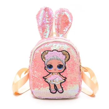 LOL Surprise Backpack Kids Student Fashion Colorful Lights Outdoor Backpack School Sequins Small Cartoon School Bags for Girls
LOL Surprise Backpack Kids Student Fashion Colorful Lights Outdoor Backpack School Sequins Small Cartoon School Bags for Girls