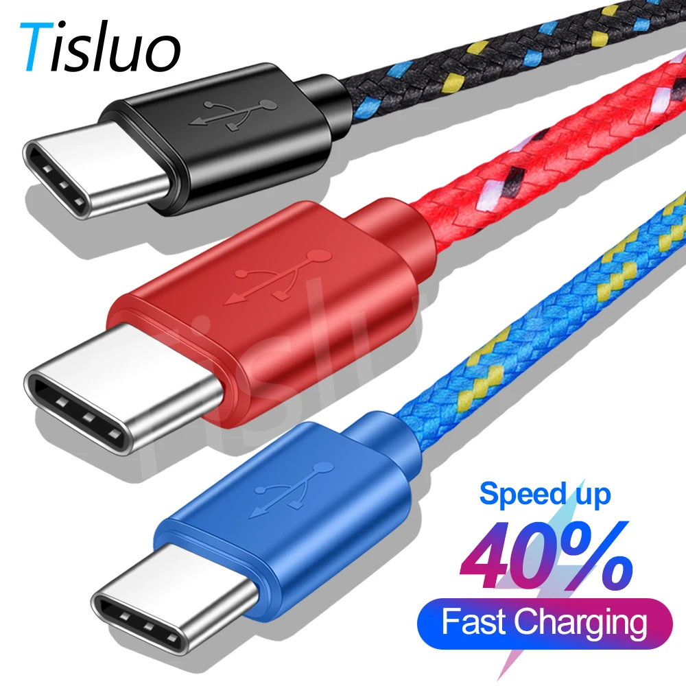 Tisluo Type C USB Cable Data Sync 1M Nylon Braided USB Charge Cable For Saumsung Xiaomi Tablet Android USB Phone Cable
Tisluo Type C USB Cable Data Sync 1M Nylon Braided USB Charge Cable For Saumsung Xiaomi Tablet Android USB Phone Cable