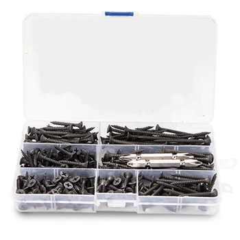 282 Pcs/Set Drywall Screw M3.5 Wood Screws Countersunk Flat Head Tapping Screws with Cross Recessed Carbon Steel Screws
282 Pcs/Set Drywall Screw M3.5 Wood Screws Countersunk Flat Head Tapping Screws with Cross Recessed Carbon Steel Screws