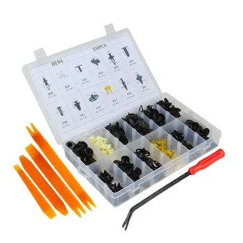 250pcs Mixed Plastic Rivets Kit for Nissan Bumper Fastener Clips Removal Tool Car Fender Body Door Trim Panel Push Pin Retainers
250pcs Mixed Plastic Rivets Kit for Nissan Bumper Fastener Clips Removal Tool Car Fender Body Door Trim Panel Push Pin Retainers