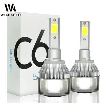 WILDAUTO 2PCS H7 Car Led Headlight H4 H1 H3 H8/H9/H11 9005/HB3 9006/HB4 9012 C6 Led Turbo Fan Cooling Car Led Light 12V 6000K
WILDAUTO 2PCS H7 Car Led Headlight H4 H1 H3 H8/H9/H11 9005/HB3 9006/HB4 9012 C6 Led Turbo Fan Cooling Car Led Light 12V 6000K