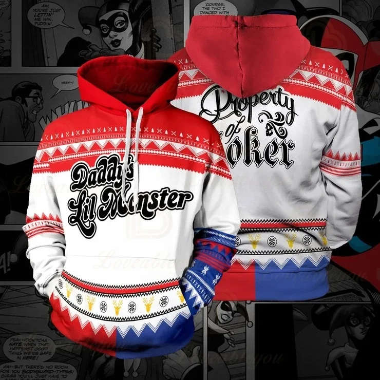 New Suicide Squad Jacket Joker Harley Quinn 3d Print Sweatshirt Men Women Funny Hoodies Streetwear Harajuku Halloween Pullovers
New Suicide Squad Jacket Joker Harley Quinn 3d Print Sweatshirt Men Women Funny Hoodies Streetwear Harajuku Halloween Pullovers