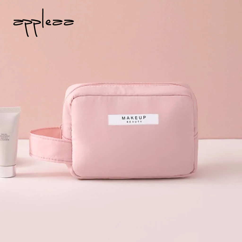 Cosmetic Bag 2019Top Women's Solid Color Cosmetic Bag Square Storage Bag Portable Travel Make Up Bag Bolsa de cosmeticos
Cosmetic Bag 2019Top Women's Solid Color Cosmetic Bag Square Storage Bag Portable Travel Make Up Bag Bolsa de cosmeticos
