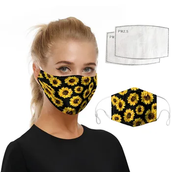 Unisex Sunflower Face Mask Mascaras Cute Reusable Washable Dust-proof Mouth Masks with 2 Filters PM2.5 Anti Flu Mask
Unisex Sunflower Face Mask Mascaras Cute Reusable Washable Dust-proof Mouth Masks with 2 Filters PM2.5 Anti Flu Mask