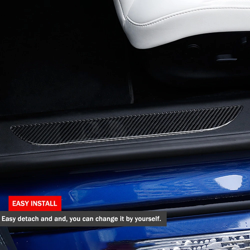 2 Pcs Carbon Fiber Car Door Sill Protection Cover Car Anti-Scratch Stickers for Tesla Model S
2 Pcs Carbon Fiber Car Door Sill Protection Cover Car Anti-Scratch Stickers for Tesla Model S