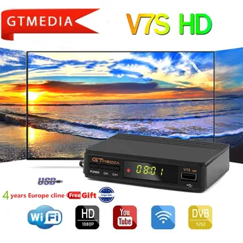 Original Full HD Freesat V7 GTMEDIA V7S Satellite tv Receiver DVB-S2 HD decoder with 2 Year support receiver powervu set top box
Original Full HD Freesat V7 GTMEDIA V7S Satellite tv Receiver DVB-S2 HD decoder with 2 Year support receiver powervu set top box