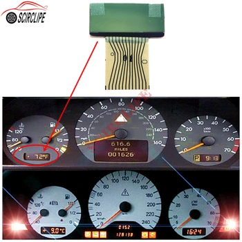 Car LEFT LCD Screen Air-con information Display With Ribbon for Mercedes Benz E-Class W210, CLK-Class W208, SLK-Class R170 W202
Car LEFT LCD Screen Air-con information Display With Ribbon for Mercedes Benz E-Class W210, CLK-Class W208, SLK-Class R170 W202