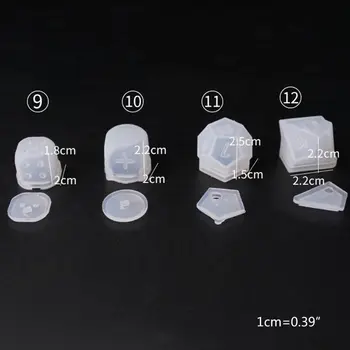 DIY Crystal Epoxy Mold Dice Fillet Shape Multi-spec Digital Game Silicone Mould 1XCA
DIY Crystal Epoxy Mold Dice Fillet Shape Multi-spec Digital Game Silicone Mould 1XCA