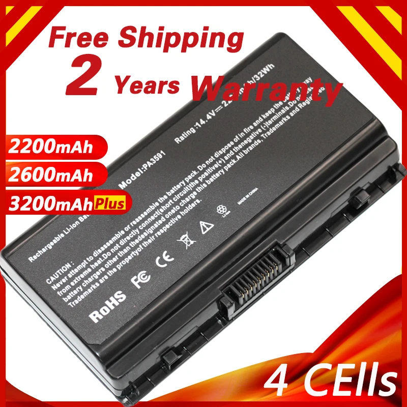 GOLOOLOO 4 cells Battery PA3591U-1BAS PA3591U-1BRS for Toshiba Equium L40 Satellite L45 L401 L402
GOLOOLOO 4 cells Battery PA3591U-1BAS PA3591U-1BRS for Toshiba Equium L40 Satellite L45 L401 L402