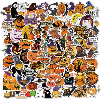 100PCS Halloween Cute Cartoon Pumpkin Stickers Lantern Pegatina To Motorcycle Laptop Skateboard Bike PS4 Guitar Helmet Sticker
100PCS Halloween Cute Cartoon Pumpkin Stickers Lantern Pegatina To Motorcycle Laptop Skateboard Bike PS4 Guitar Helmet Sticker