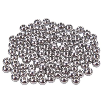 100 Pcs 6mm Metal Spacer Beads, 304 Stainless Steel Beads Metal Loose Beads for DIY Bracelet Jewelry Making
100 Pcs 6mm Metal Spacer Beads, 304 Stainless Steel Beads Metal Loose Beads for DIY Bracelet Jewelry Making