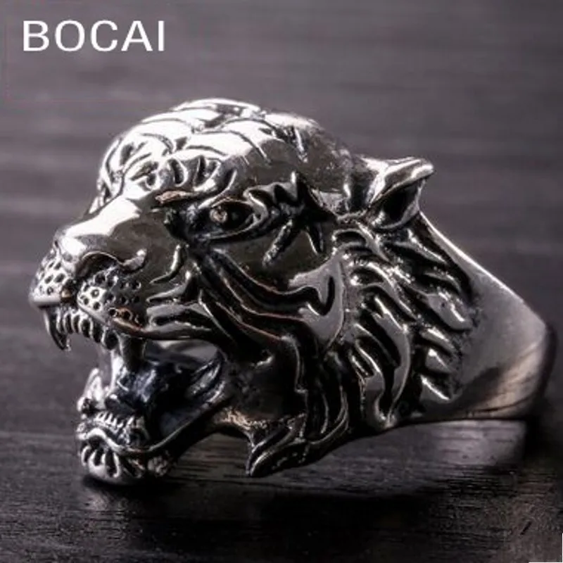 BOCAI 100% S925 Silver Jewelry Accessories Original Personality Tiger Man Ring Wholesale Free Shipping
BOCAI 100% S925 Silver Jewelry Accessories Original Personality Tiger Man Ring Wholesale Free Shipping
