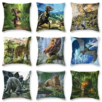 Cartoon Dinosaur Series Decorative Pillow Cushion Cover Car Pillowcase Cushion For Sofa Backrest Pillow Cover cuscini decorativi 
Cartoon Dinosaur Series Decorative Pillow Cushion Cover Car Pillowcase Cushion For Sofa Backrest Pillow Cover cuscini decorativi