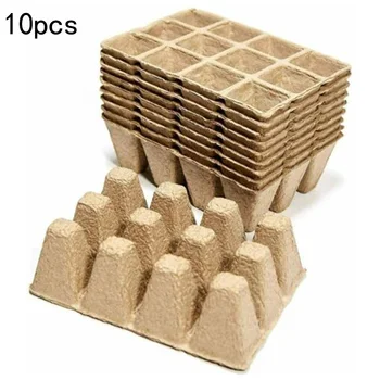 16*12.7*5cm Seedling Starter Trays 10PCS Biodegradable 12Grids Peat Pots Organic Nursery Pot Transplant Tray
16*12.7*5cm Seedling Starter Trays 10PCS Biodegradable 12Grids Peat Pots Organic Nursery Pot Transplant Tray