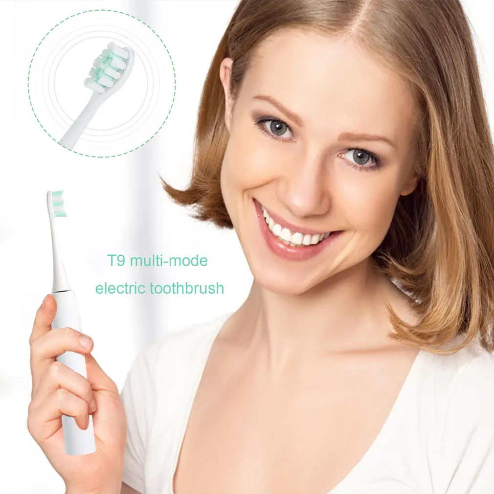 HOT T9multi-function electric toothbrush sound wave wireless charging top smart chip toothbrush head The best for teeth health!
HOT T9multi-function electric toothbrush sound wave wireless charging top smart chip toothbrush head The best for teeth health!