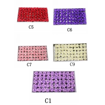 50Pcs Floral Scented Bath Soap Rose Flower Petals Plant Essential Oil Rose Soap Set Bath Soap Shaped Petals Wedding Party Gifts 
50Pcs Floral Scented Bath Soap Rose Flower Petals Plant Essential Oil Rose Soap Set Bath Soap Shaped Petals Wedding Party Gifts