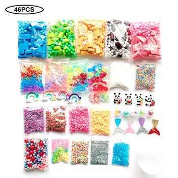 46PCS Caly Making Kits Supplies Slime DIY Handmade Color Foam Ball Granules Slime Making Material Set Slime Supplies Container
46PCS Caly Making Kits Supplies Slime DIY Handmade Color Foam Ball Granules Slime Making Material Set Slime Supplies Container