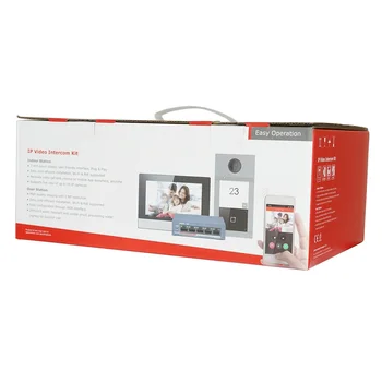 Hik Original multi-language 802.3af POE Video intercom KIT,include DS-KV8113-WME1 & DS-KH6320-WTE1 & PoE Switch , RFID Panel
Hik Original multi-language 802.3af POE Video intercom KIT,include DS-KV8113-WME1 & DS-KH6320-WTE1 & PoE Switch , RFID Panel
