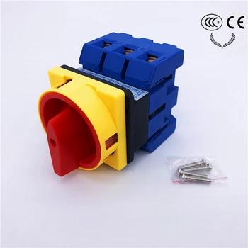 Isolator switch SZD11-80A 3P load break switch universal power cut off switch on-off changeover cam switch 8 sliver contacts
Isolator switch SZD11-80A 3P load break switch universal power cut off switch on-off changeover cam switch 8 sliver contacts