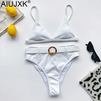 AIUJXK New Arrival 2020 Summer High Waist Belted Swimwear Women Sexy Lingerie Set Bra And Panty 2 Pieces Biquini Woman Swimsuit
AIUJXK New Arrival 2020 Summer High Waist Belted Swimwear Women Sexy Lingerie Set Bra And Panty 2 Pieces Biquini Woman Swimsuit