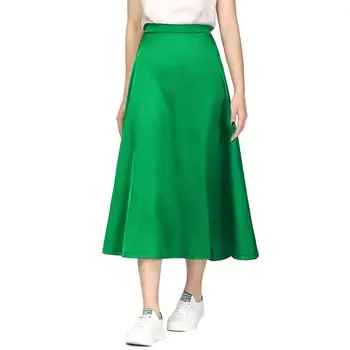 Spring Summer Retro High Waist A Line Long Skirts Women Vintage Solid Skirt Ladies Maxi Skirt Mujer Faldas Women Midi Skirt
Spring Summer Retro High Waist A Line Long Skirts Women Vintage Solid Skirt Ladies Maxi Skirt Mujer Faldas Women Midi Skirt