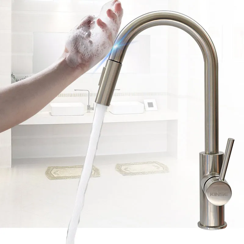 Black Pull Out Sensor Kitchen Faucet Sensitive Touch Control Faucet Mixer For Kitchen Touch Sensor Kitchen Mixer Tap
Black Pull Out Sensor Kitchen Faucet Sensitive Touch Control Faucet Mixer For Kitchen Touch Sensor Kitchen Mixer Tap