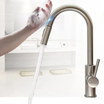 Black Pull Out Sensor Kitchen Faucet Sensitive Touch Control Faucet Mixer For Kitchen Touch Sensor Kitchen Mixer Tap
Black Pull Out Sensor Kitchen Faucet Sensitive Touch Control Faucet Mixer For Kitchen Touch Sensor Kitchen Mixer Tap