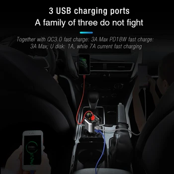 Bluetooth 5.0 FM Transmitter Car Kit Wireless MP3 Player Outdoor 18W LED Display Charger Anti-resistance Repairing Parts
Bluetooth 5.0 FM Transmitter Car Kit Wireless MP3 Player Outdoor 18W LED Display Charger Anti-resistance Repairing Parts