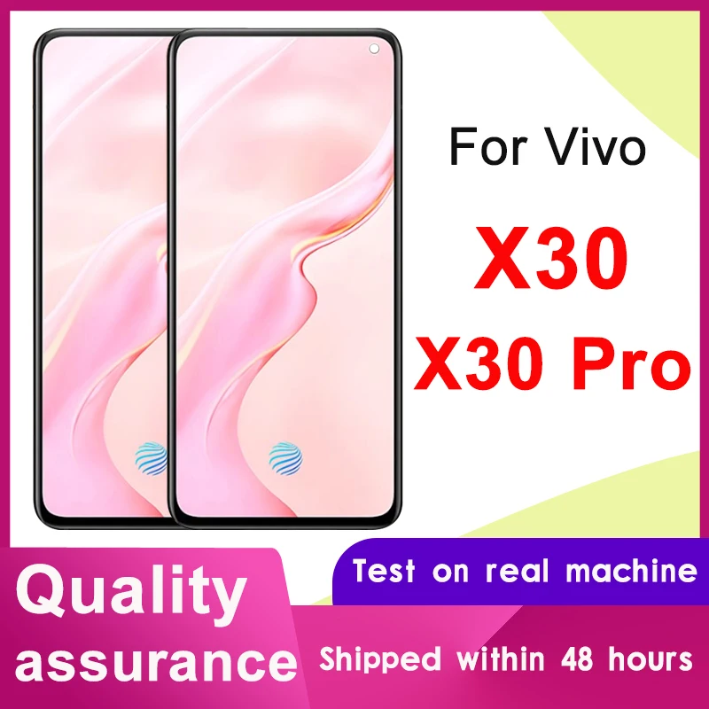 100% тестирование 6 44 ''Дисплей Замена для Vivo X30 активно-матричные осид