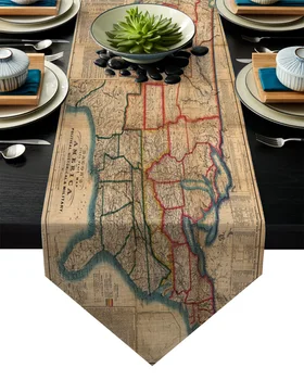 Usa Map Vintage Yellowed Kraft Paper Table Runner Table Flag Home Party Decorative Tablecloth Table Runners
Usa Map Vintage Yellowed Kraft Paper Table Runner Table Flag Home Party Decorative Tablecloth Table Runners