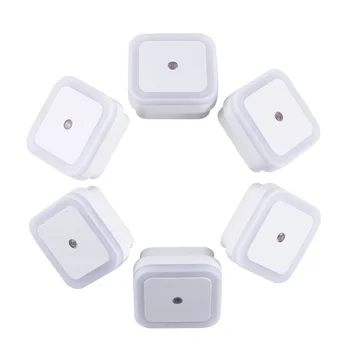 6PCS 1W LED Lamp Auto-control Light Sensor US Plug in Night Light for Kids Baby Nursery Bedroom Hallway Square Shape White
6PCS 1W LED Lamp Auto-control Light Sensor US Plug in Night Light for Kids Baby Nursery Bedroom Hallway Square Shape White