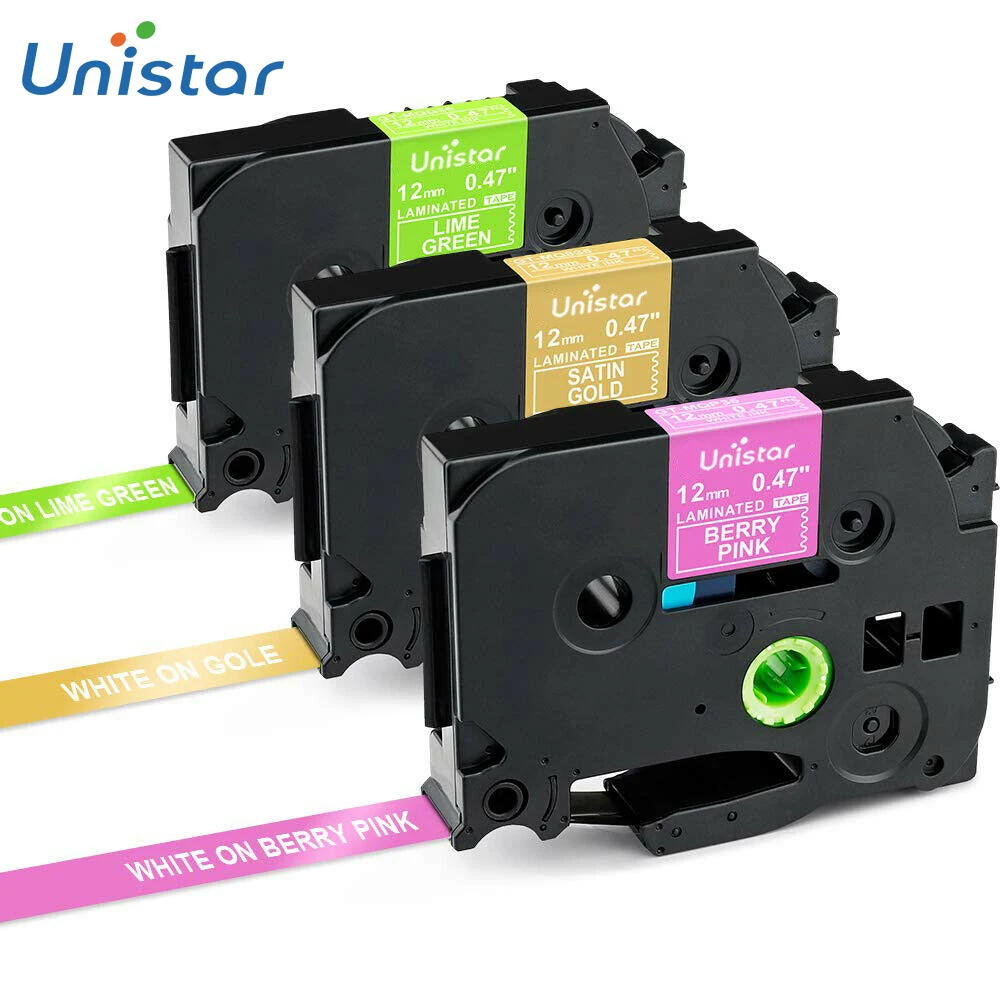 Unistar 3PK TZe-MQG35 TZe-MQP35 розовый/золотой/зеленый Fit PTouch Cube совместим с Brother Label Maker Tape TZe-MQ835
Unistar 3PK TZe-MQG35 TZe-MQP35 розовый/золотой/зеленый Fit PTouch Cube совместим с Brother Label Maker Tape TZe-MQ835