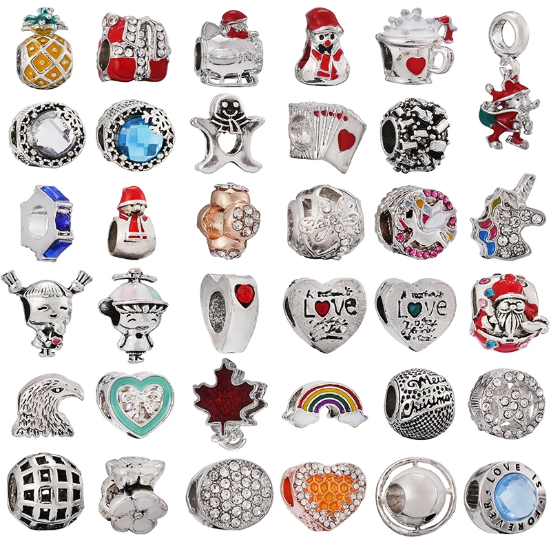 2Pcs/Lot Metal Enamel Charms Christmas Pendants Ornaments Beads for Women Bracelet Jewelry Making Xmas Tree Decor Kids Gifts
2Pcs/Lot Metal Enamel Charms Christmas Pendants Ornaments Beads for Women Bracelet Jewelry Making Xmas Tree Decor Kids Gifts