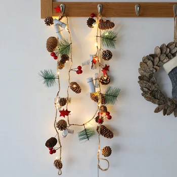 2M 20LEDs Christmas LED Light String Wedding Party Lighting Home Christmas tree Decor Pine Cone+Branches+Red Bead+Star+board D30 
2M 20LEDs Christmas LED Light String Wedding Party Lighting Home Christmas tree Decor Pine Cone+Branches+Red Bead+Star+board D30