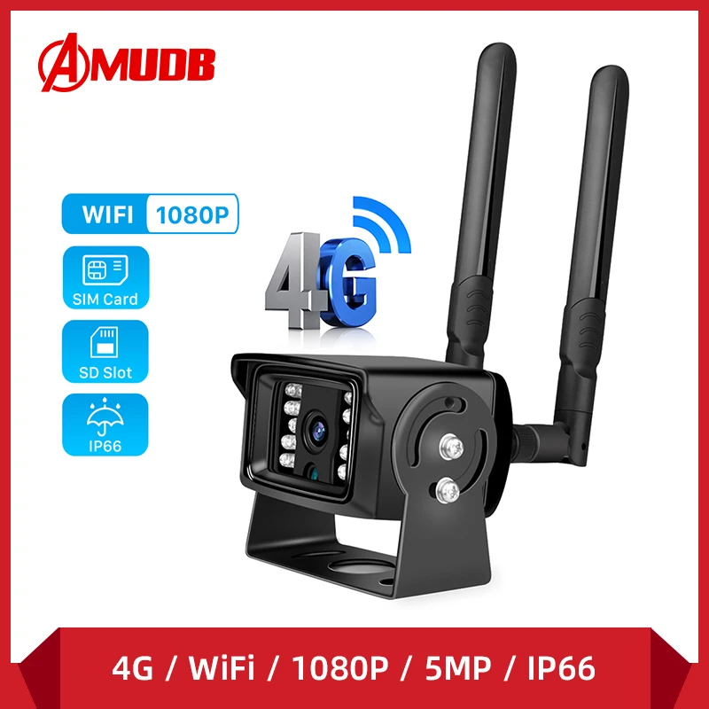 AMUDB 5.0MP 4G SIM Card WIFI IP Camera Wi-Fi Outdoor Waterproof Mini Security Camera Wireless TF Card Slot APP CamHi
AMUDB 5.0MP 4G SIM Card WIFI IP Camera Wi-Fi Outdoor Waterproof Mini Security Camera Wireless TF Card Slot APP CamHi