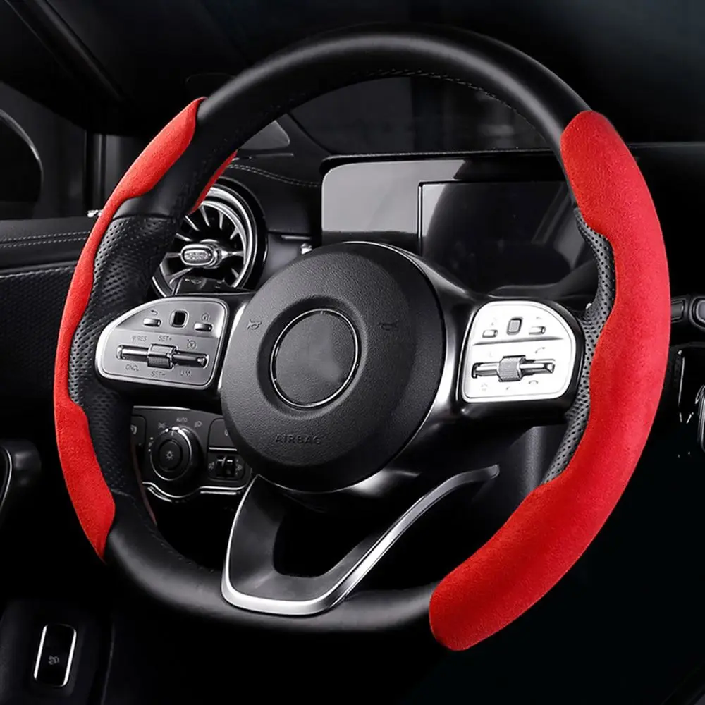 Non-Slip Fluffy Soft Suede Surface Steering Wheel Cover Car Interior Accessories Modification Supplies Wheel Protector
Non-Slip Fluffy Soft Suede Surface Steering Wheel Cover Car Interior Accessories Modification Supplies Wheel Protector