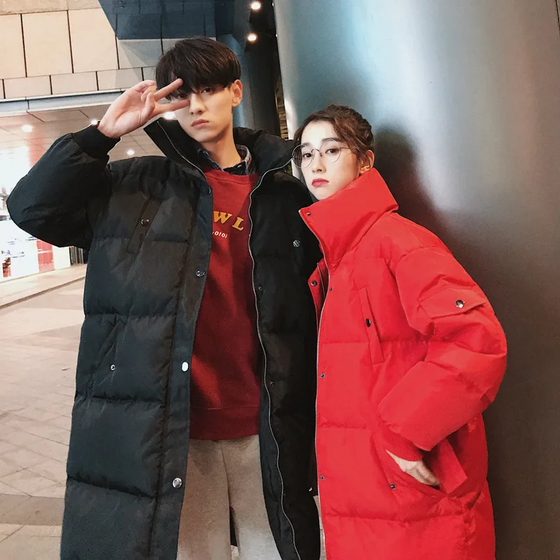 Couples Winter Cotton Dress Meteor Printed Long Loose-Fit Cotton-padded Jacket Coat Korean-style Fashion Casual Warm down Coat M
Couples Winter Cotton Dress Meteor Printed Long Loose-Fit Cotton-padded Jacket Coat Korean-style Fashion Casual Warm down Coat M
